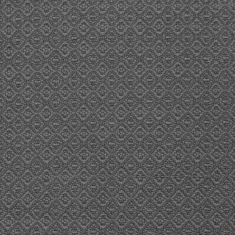 Black and white photo of the same swatch. The swatch is almost flat gray.